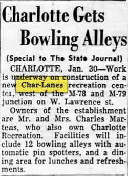 Char Lanes - Jan 1960 Ad (newer photo)